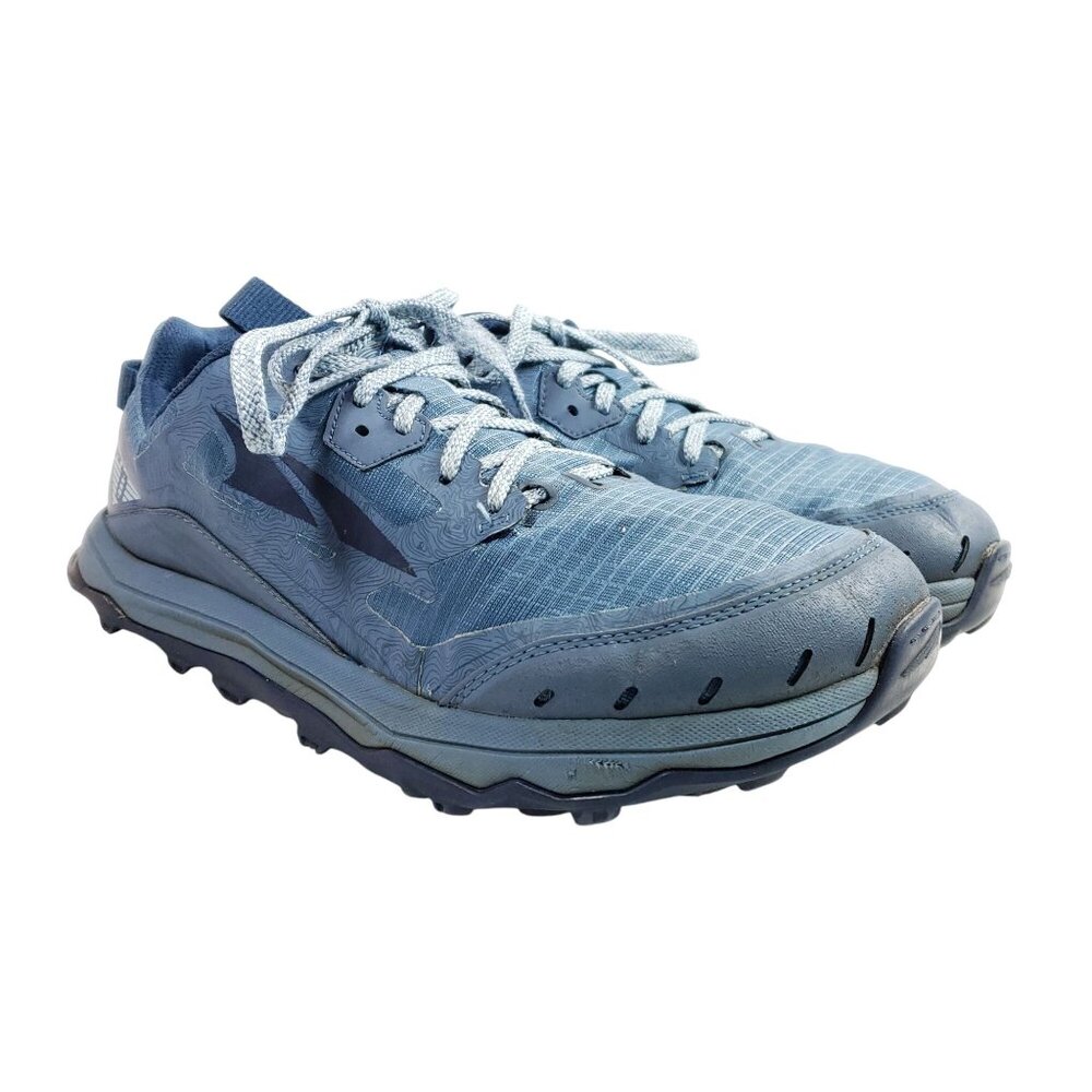 Altra Lone Peak 5 Womens Trail Running Shoes Size 10 Blue Lightweight Durable